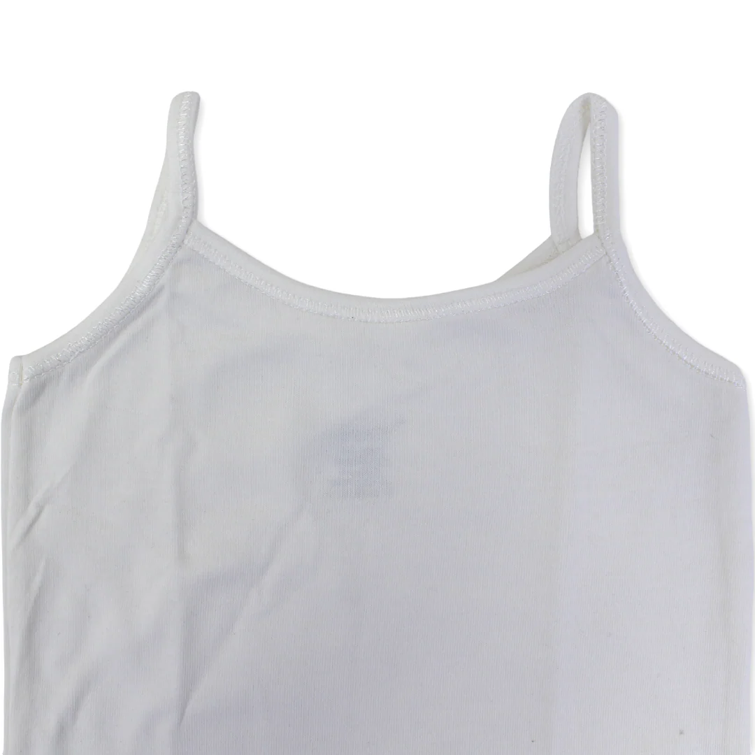 Girls Cotton Sleeveless Undershirt - Image 3