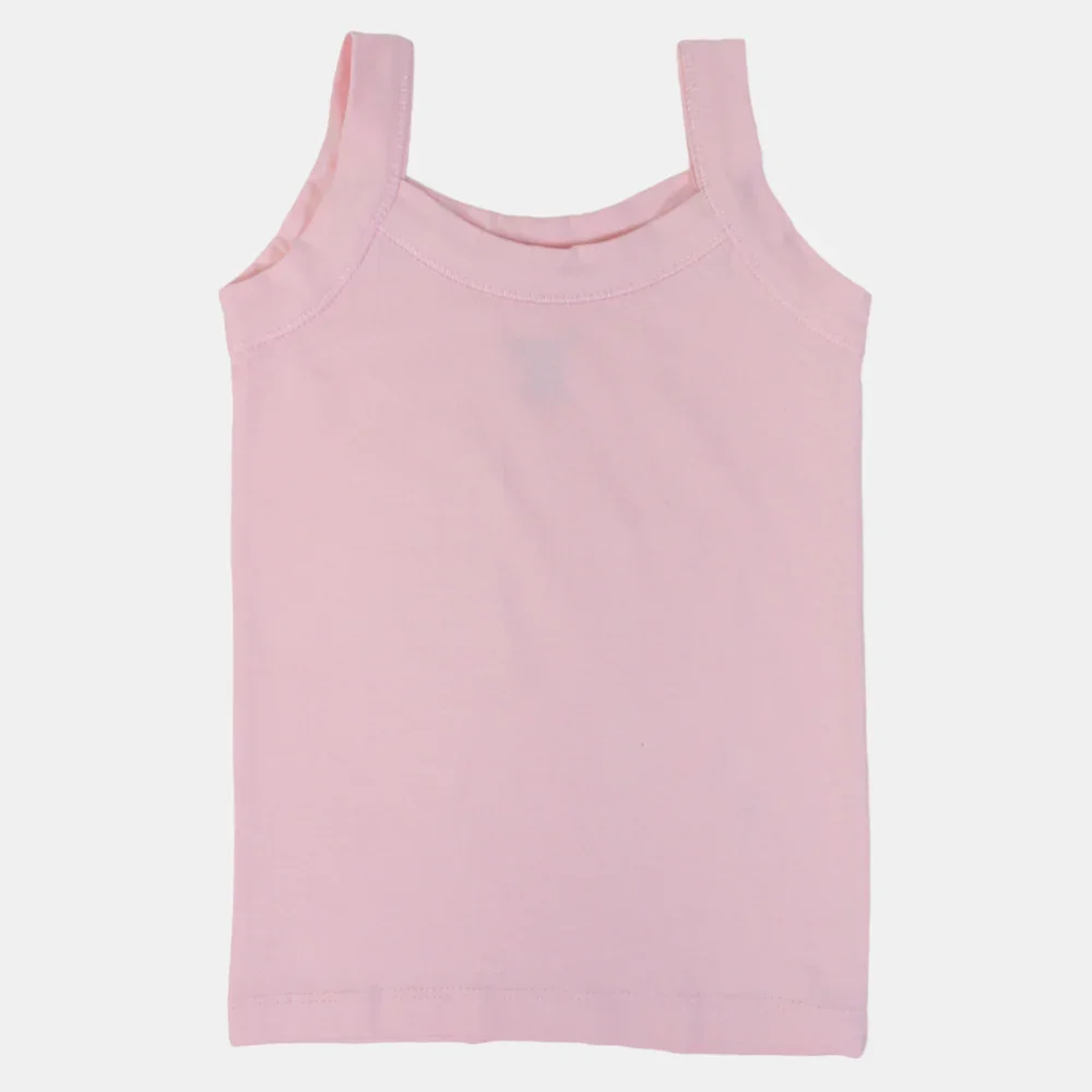 Girls Cotton Sleeveless Undershirt – Wide Straps - Image 3