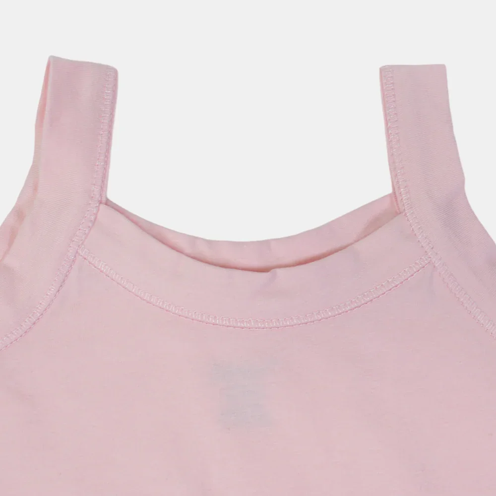 Girls Cotton Sleeveless Undershirt – Wide Straps - Image 4