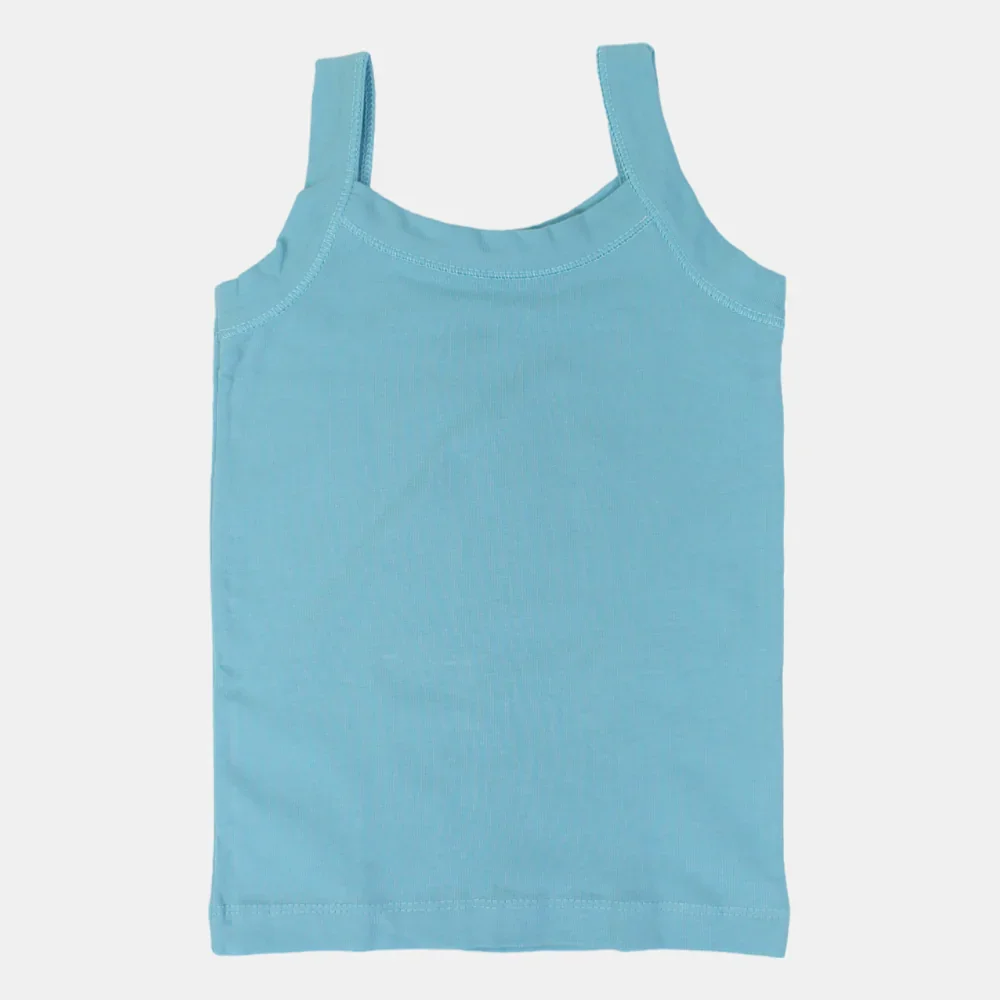 Girls Cotton Sleeveless Undershirt – Wide Straps - Image 5