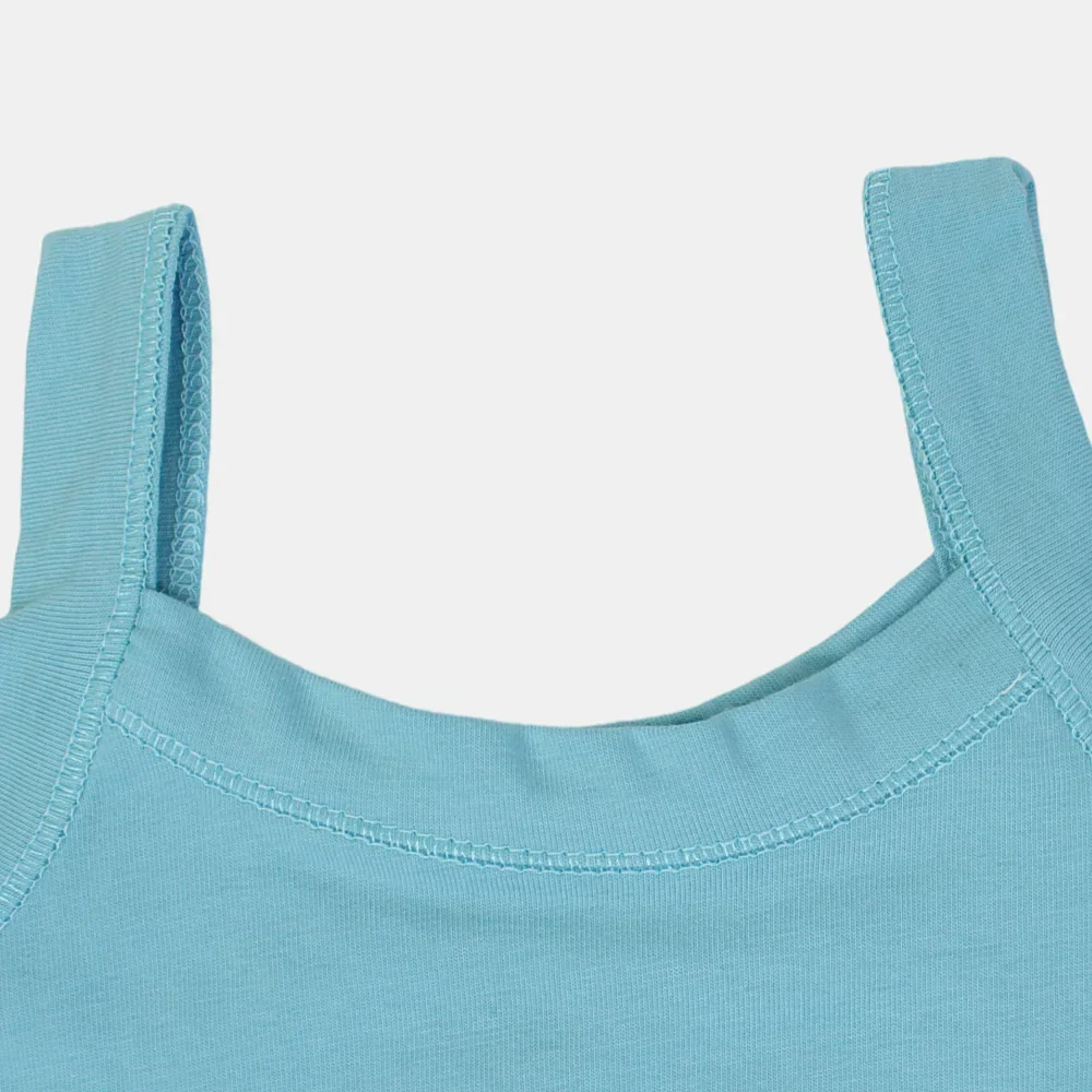 Girls Cotton Sleeveless Undershirt – Wide Straps - Image 6