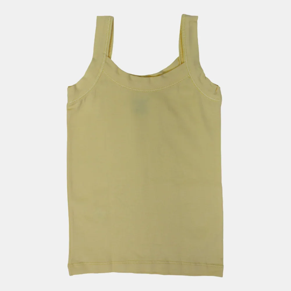 Girls Cotton Sleeveless Undershirt – Wide Straps - Image 7