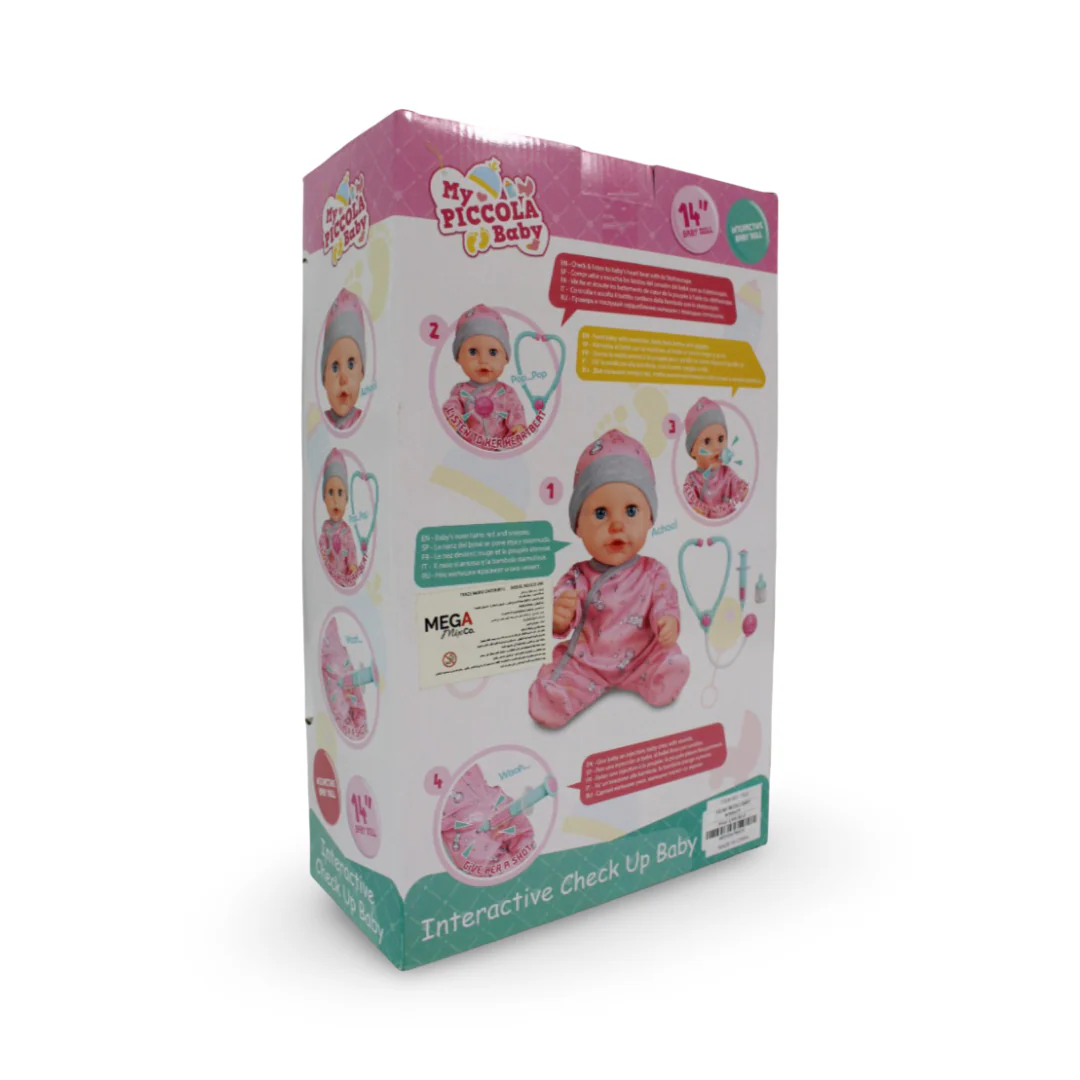 Interactive Check Up Baby Doll with Medical Accessories - Image 2