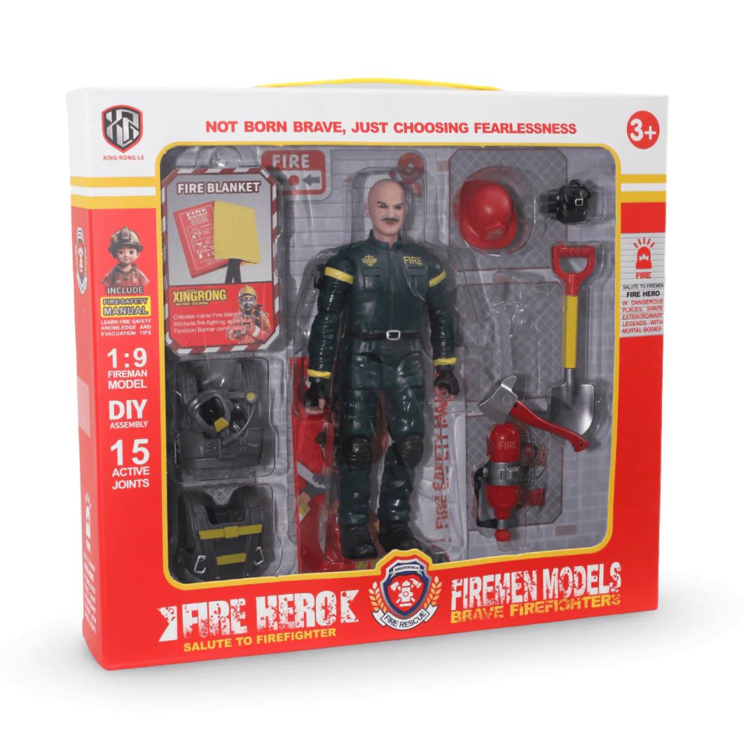 "Fire Hero" Action Figure Set