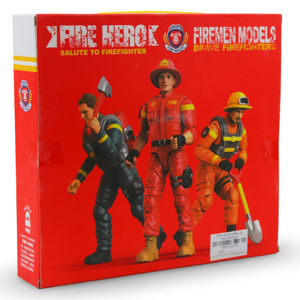 Fire Hero Firefighter with Tools – Red - Image 2