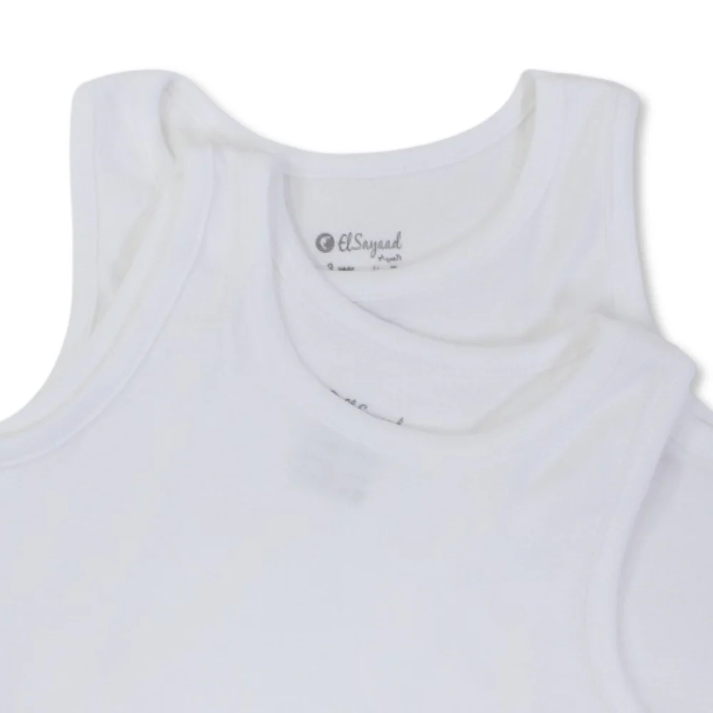 Unisex Baby Cotton Bodysuit White – Pack Of 2 - Image 3