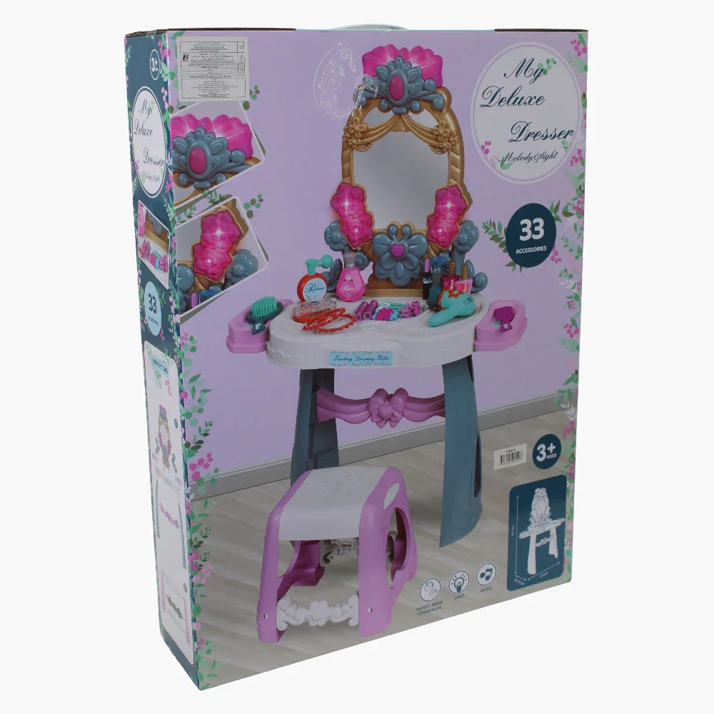 My Deluxe Dresser Set with Chair – Light & Music - Image 2