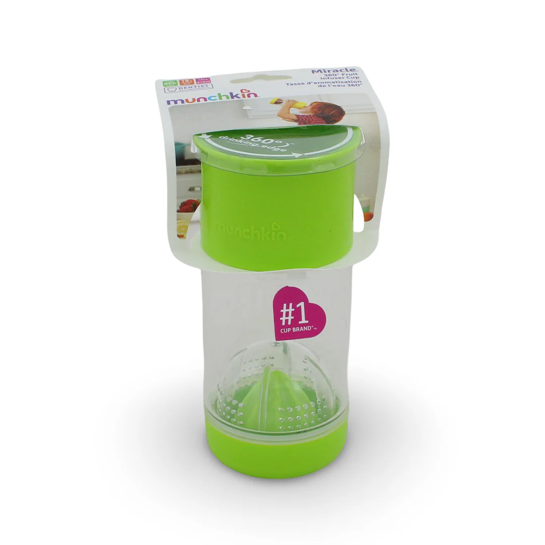 Munchkin Miracle 360° Fruit Infuser Cup – Green