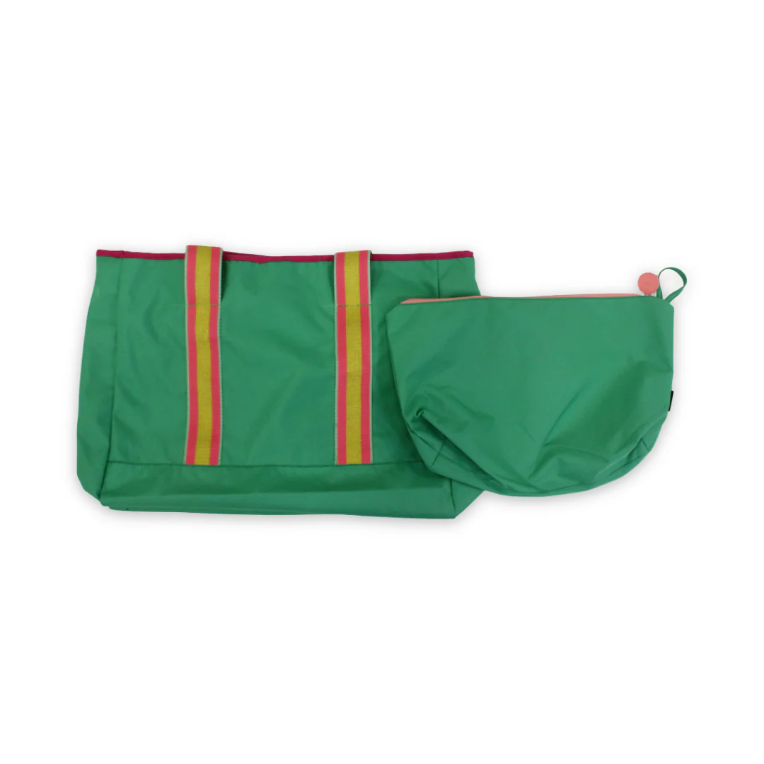 Cubs Beach Tote Set – Sage Green 19 L - Image 2