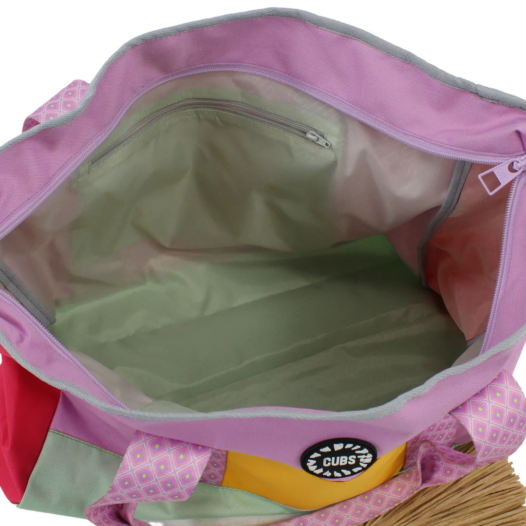 Cubs Beach Tote Set – Lilac & Grey 19 L - Image 3