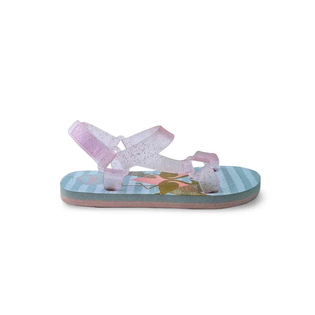 Girls Rubber Sandal – Pink - Image 3