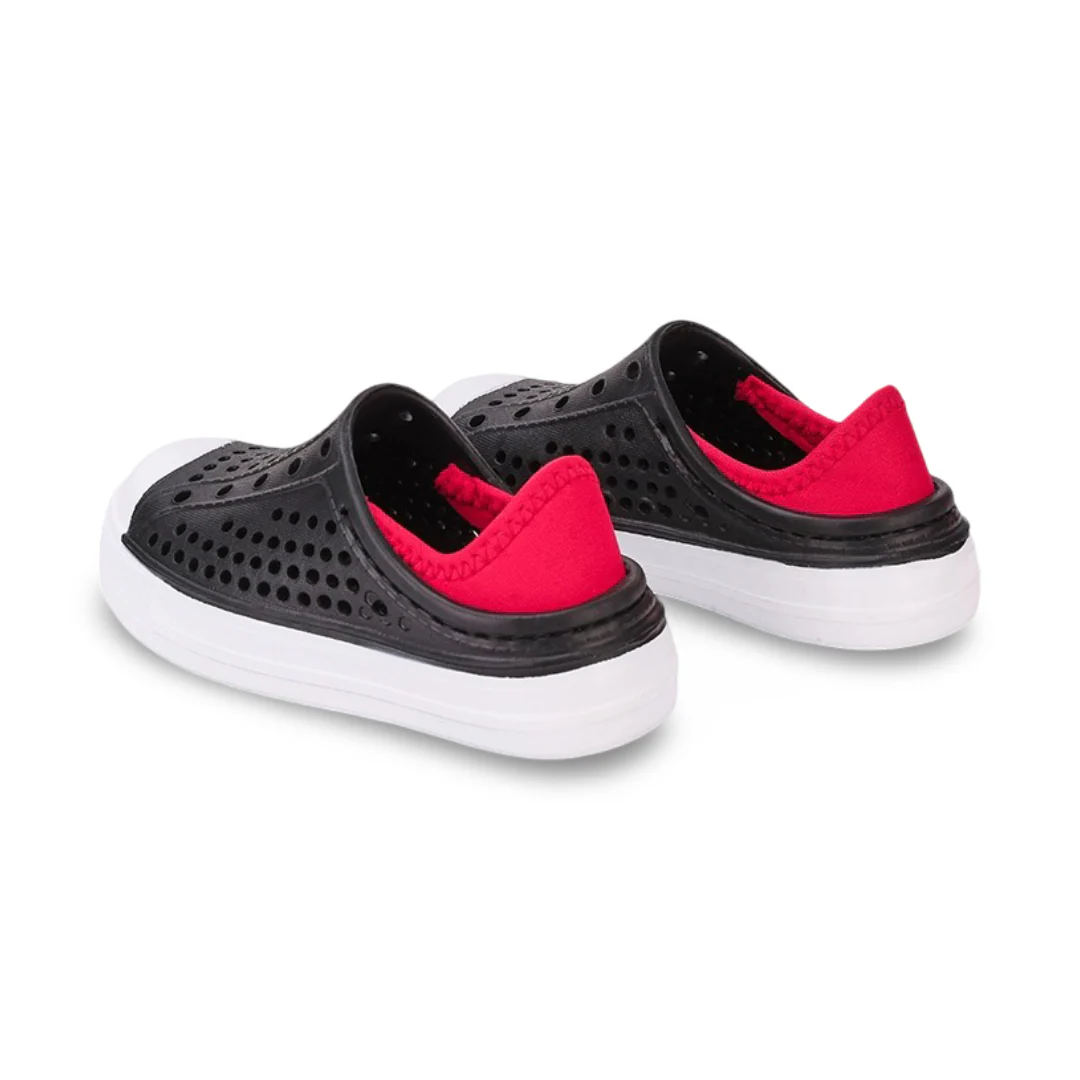 Unisex Rubber Sneakers – Black Slip-on Sneaker - Image 2