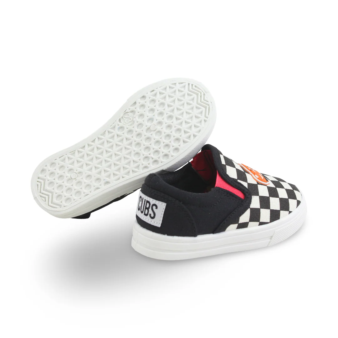 Baby Boys Canvas Sneakers – Racing Cars Slip-on Sneaker - Image 4