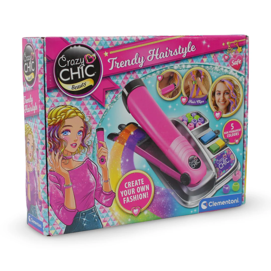 Clementoni Crazy Chic Beauty Trendy Hairstyle Hair Dye Set - Image 3