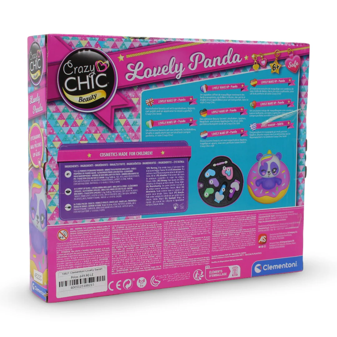 Clementoni Crazy Chic Beauty Lovely Panda Make Up Set - Image 6