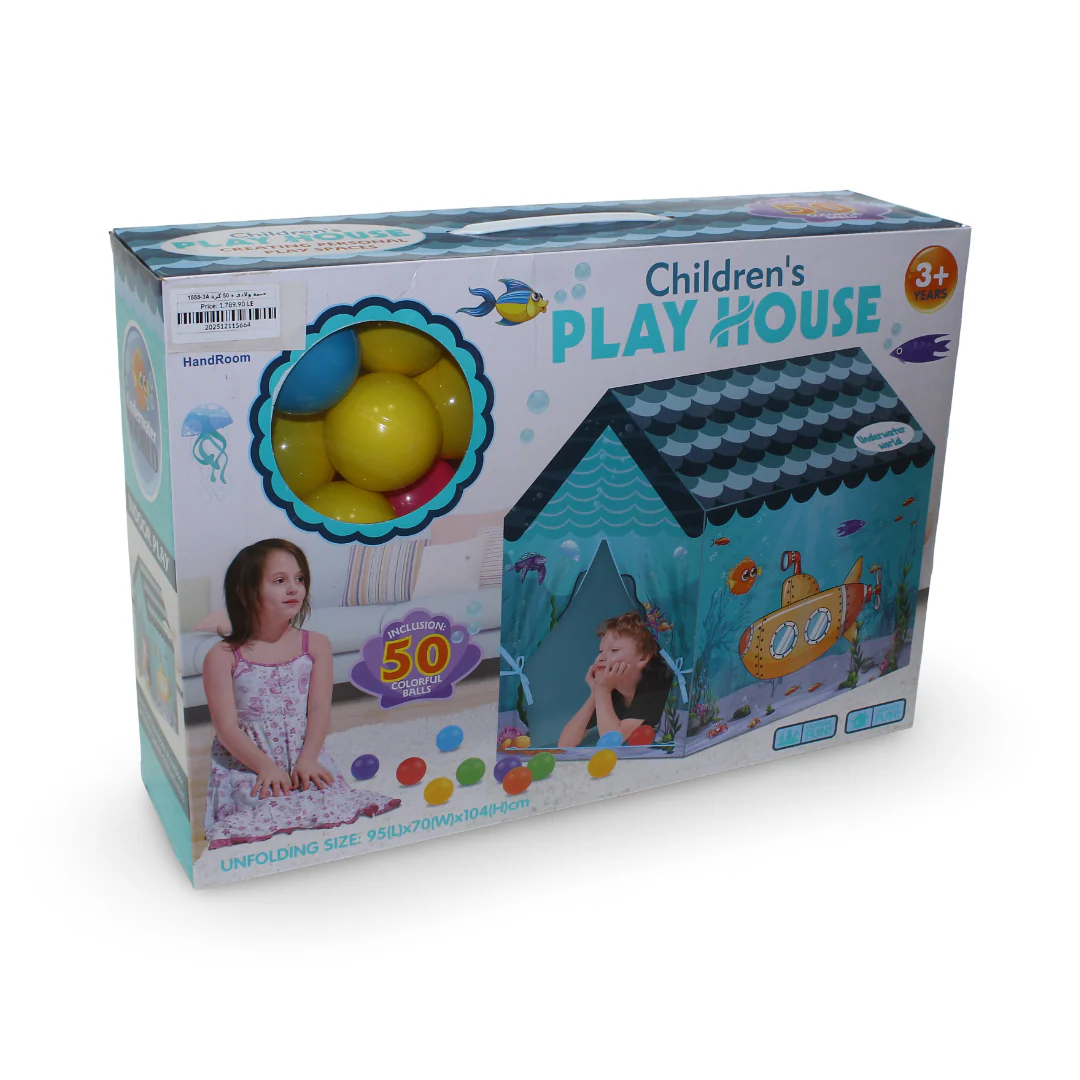 Children's Play House Tent + 50 Balls - Image 2
