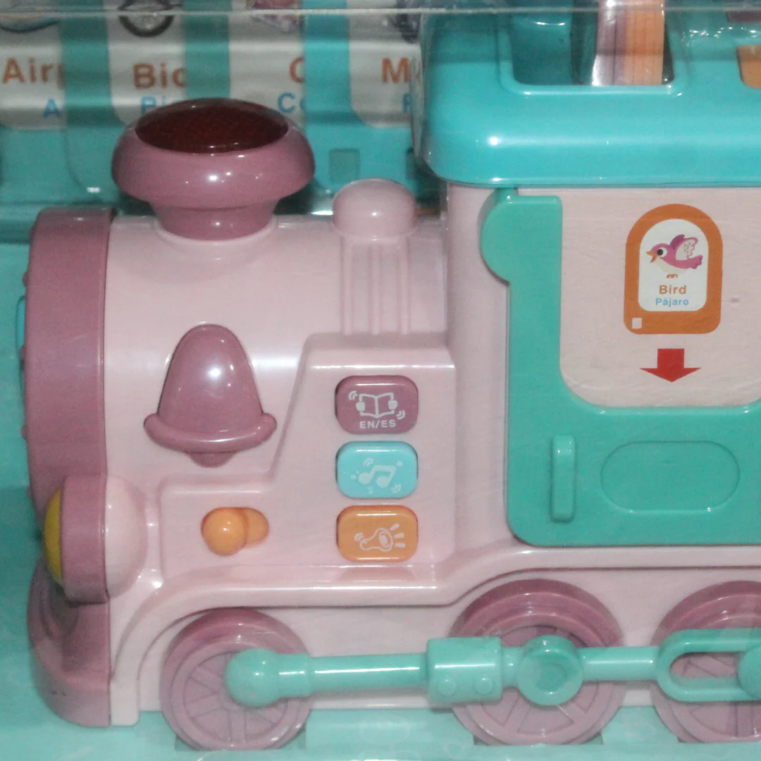 Baoli "Dreaming Party" Electric Educational Toy Train – Pink - Image 4