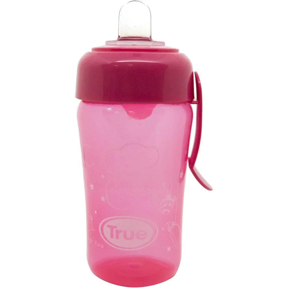 True Gold Silicone Spout Cup 300ml – Pink - Image 2