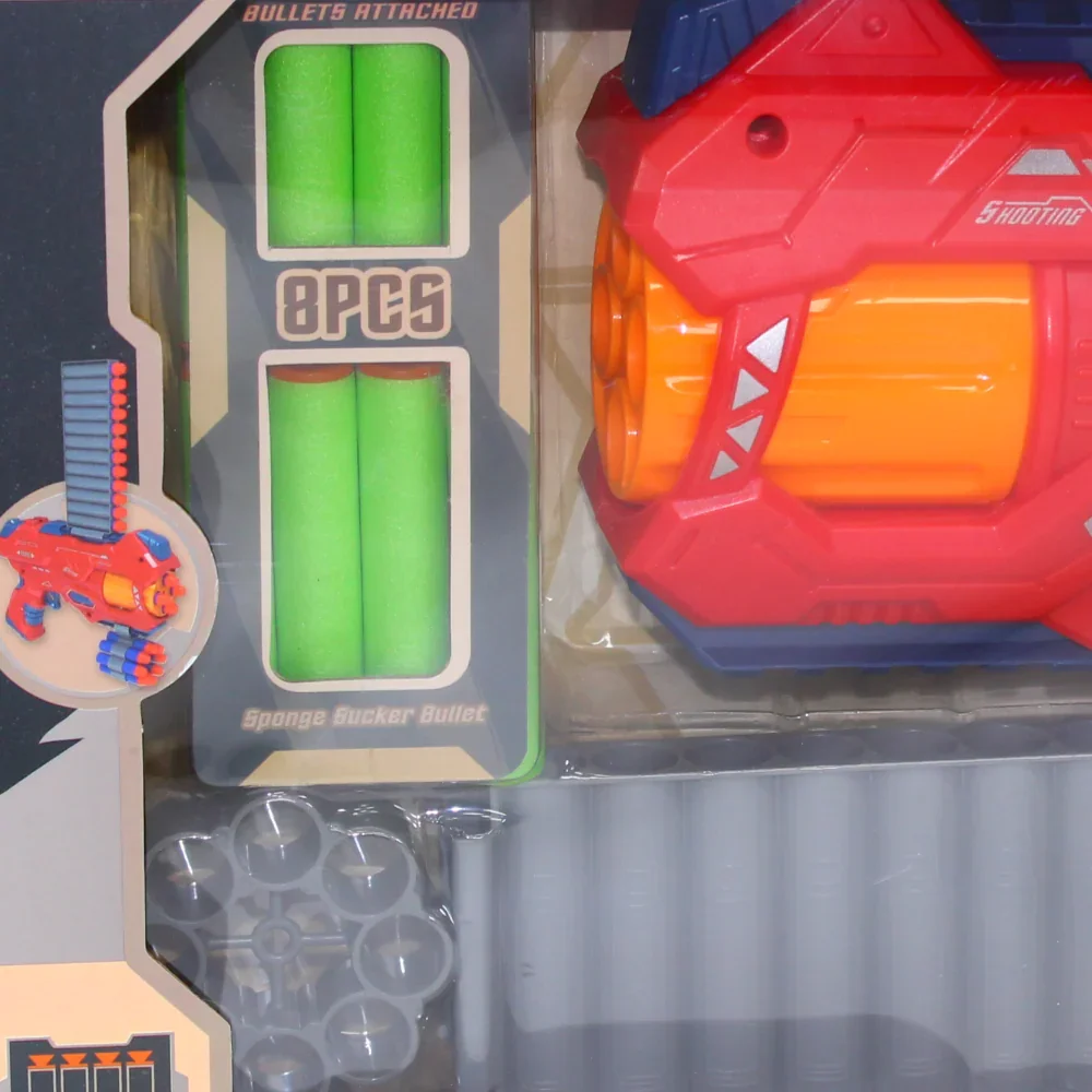 DIY Puzzle Assembly Soft Bullet Gun Toy - Image 3