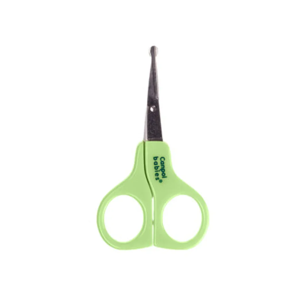 Canpol Babies Round Tip Baby Nail Scissors – Green - Image 3