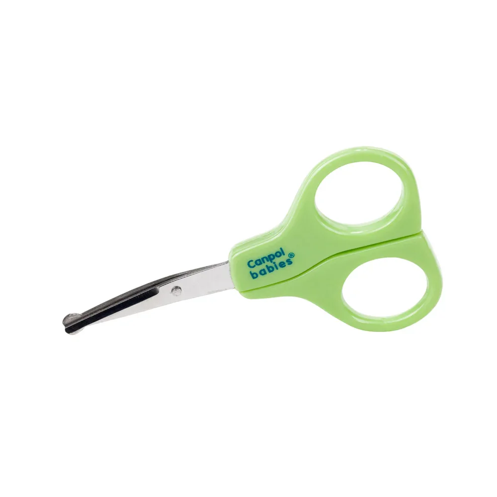 Canpol Babies Round Tip Baby Nail Scissors – Green - Image 4