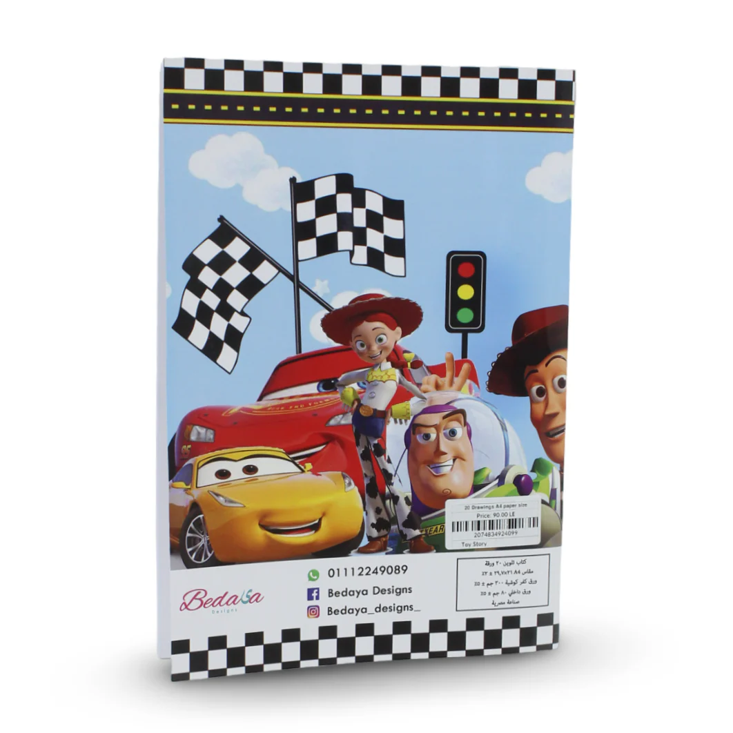 Toy Story & Cars Coloring Book – 20 Colouring Sheets - Image 3