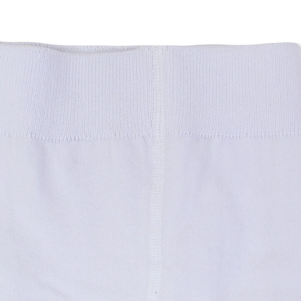 Girls Cotton Tights – White - Image 3