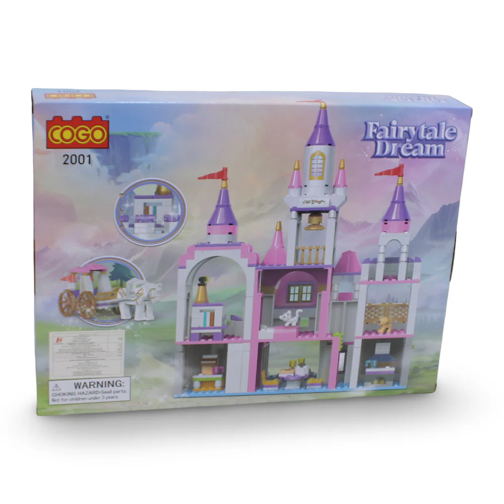 Cogo Fairytale Dream Castle Building Blocks Set – 516 Pieces - Image 3