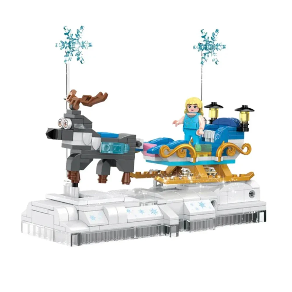 Cogo Fairytale Dream Sleigh Building Blocks Set – 306 Pieces - Image 3