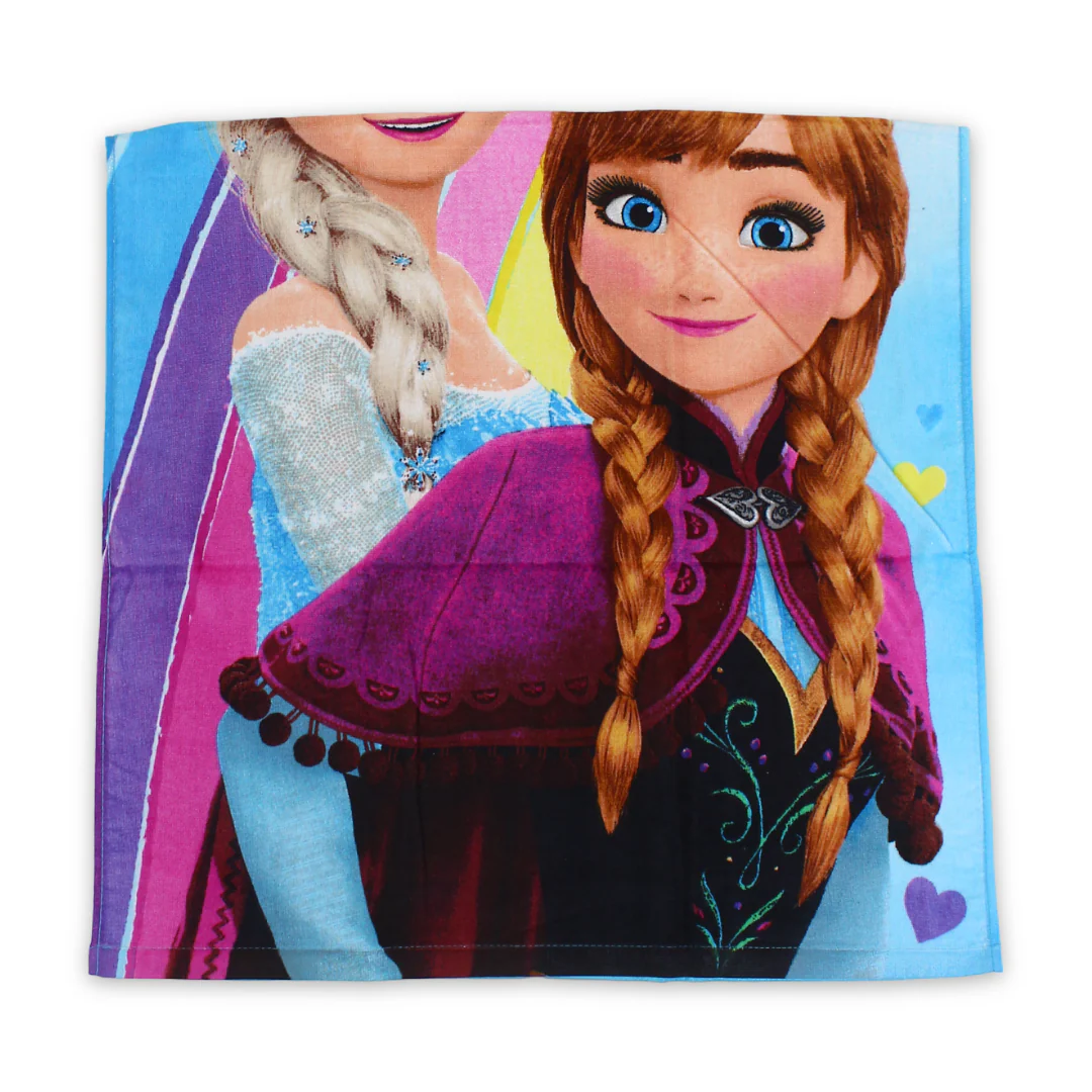 Girls Beach Towel – Multicolor with Frozen Print