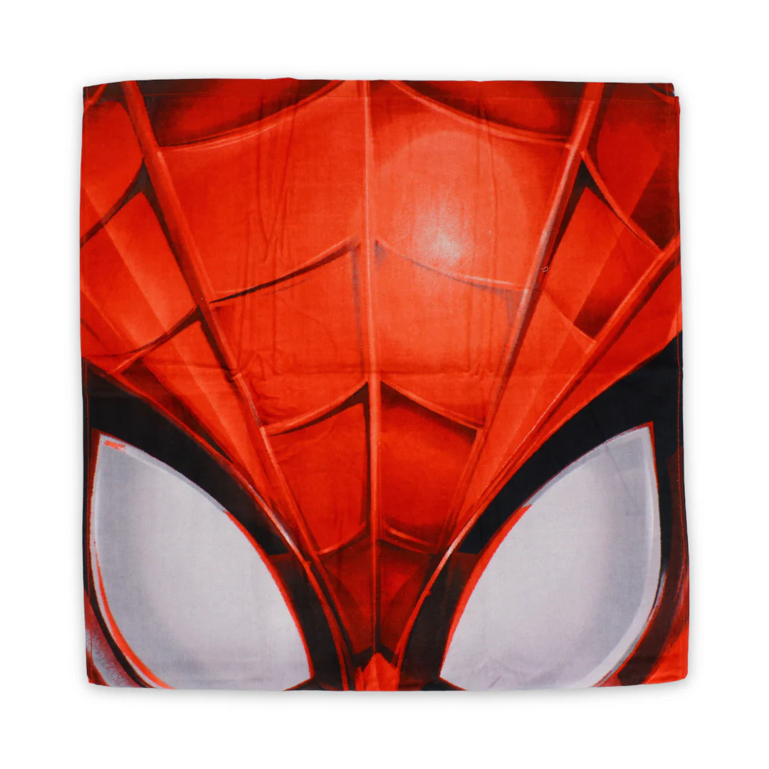 Boys Beach Towel – Red with Spider-Man Print