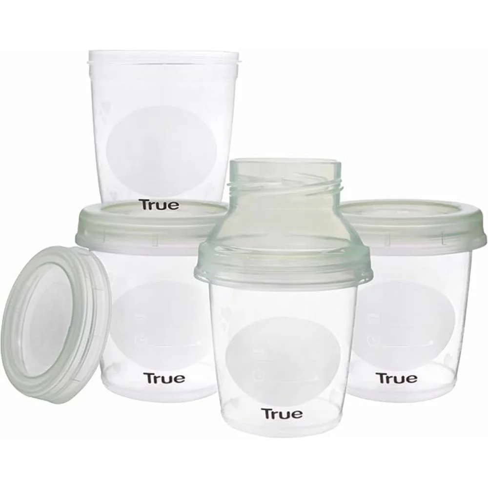 True Gold Milk & Food Storage Containers 180ml – Pack of 4