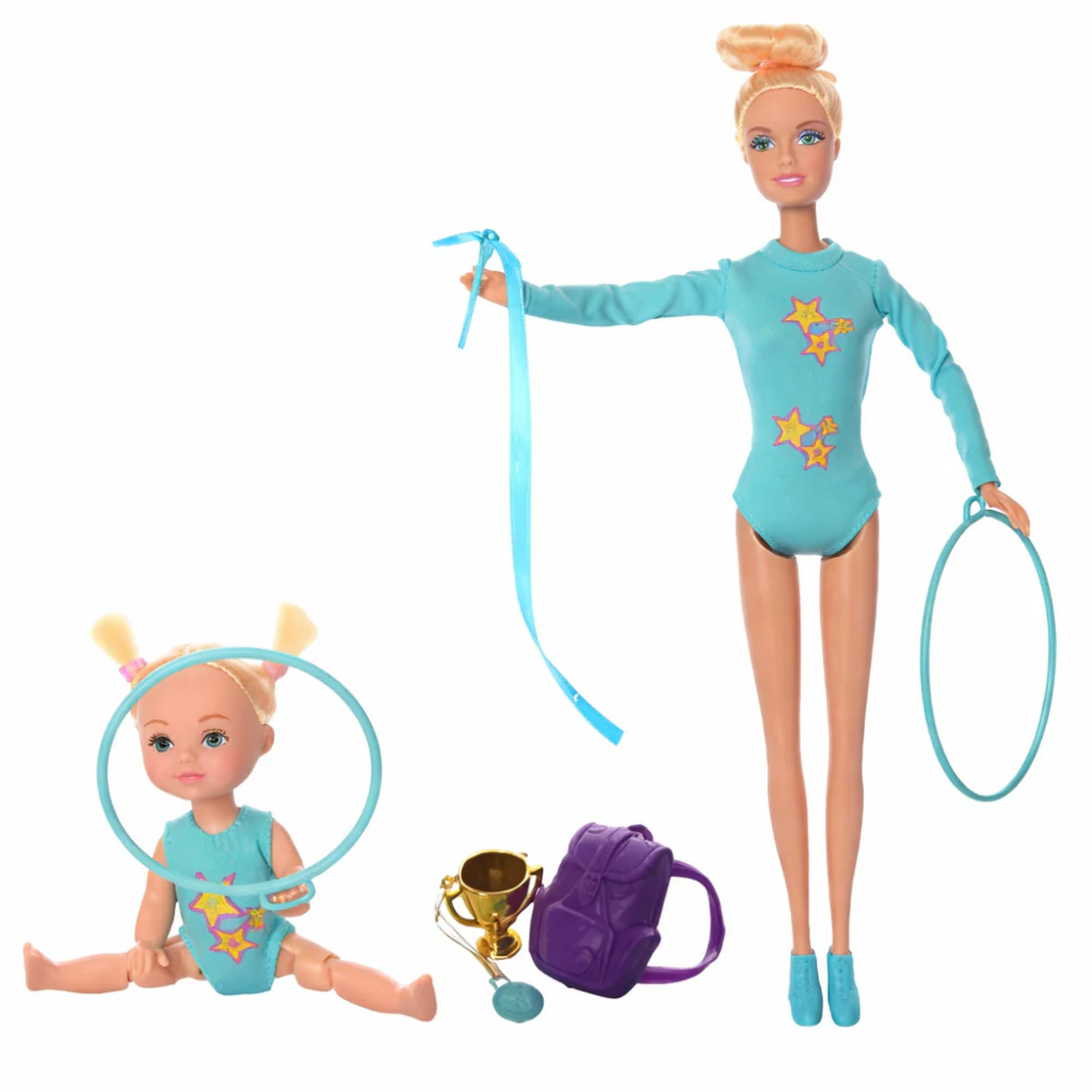 Defa Lucy Gymnastics Doll Set – Baby Blue