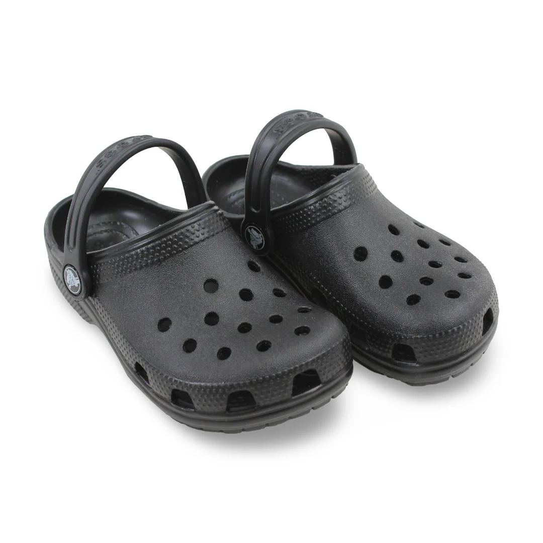 Unisex Rubber Classic Crocs – Black