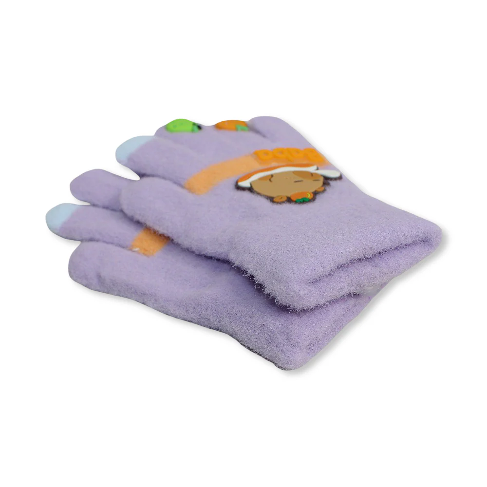 Children Gloves – Purple - Image 2