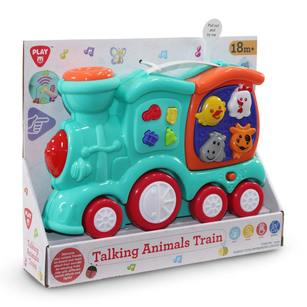 PlayGo Talking Animals Train - Image 4