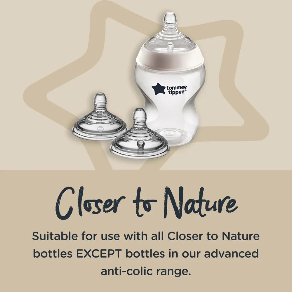 Tommee Tippee Thick Flow Teats (6m+) - Image 3