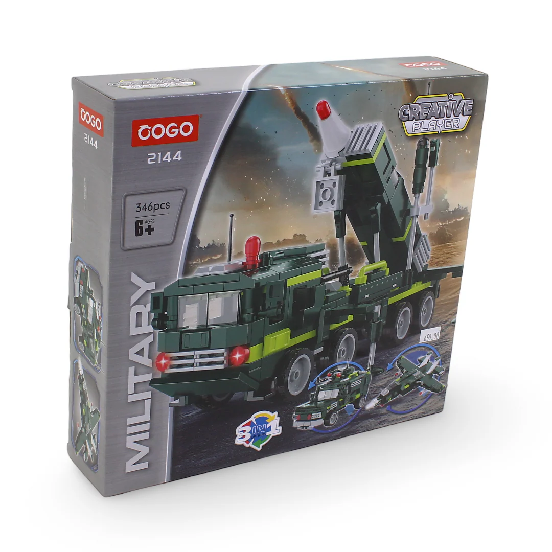 Cogo Creative Player 3-in-1 Military Building Block Set – 346 Pcs - Image 2