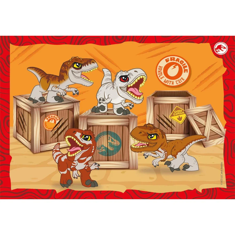 Clementoni Jurassic World Super Color 4-in-1 Puzzle - Image 3
