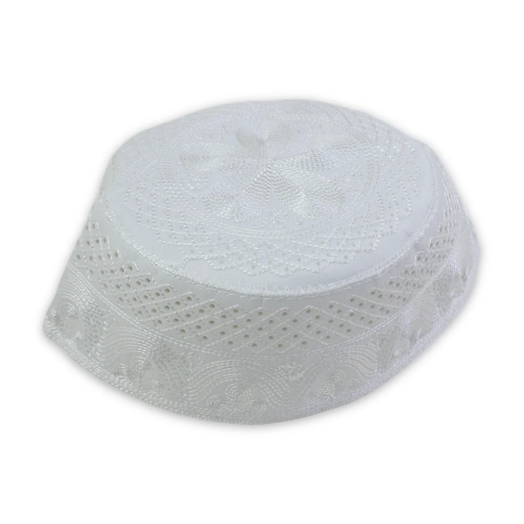 Boys White Islamic Hat