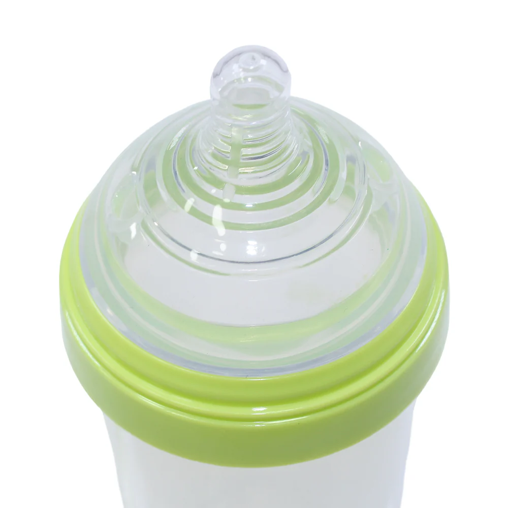 La Frutta Wide-Neck Plus Feeding Bottle – (270 ml) Green - Image 3