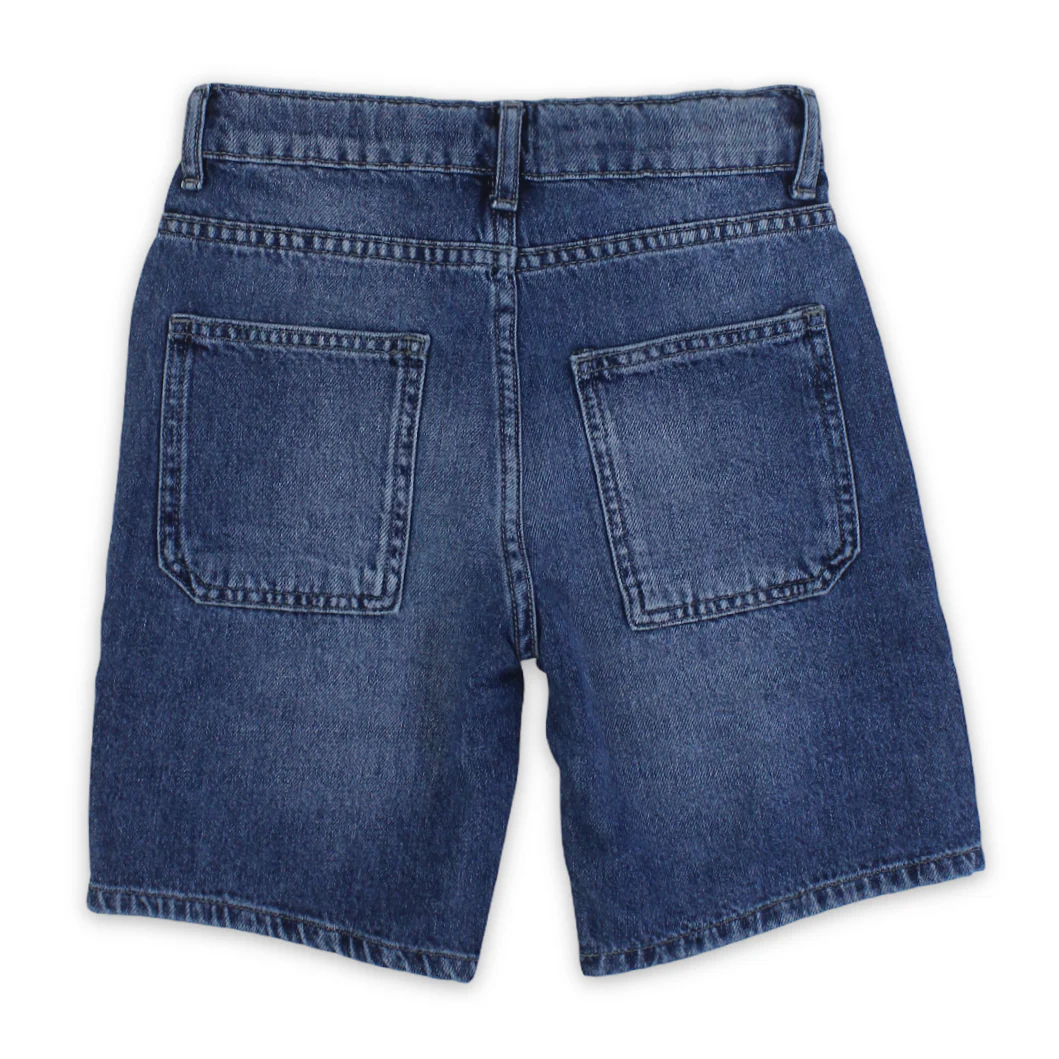 Boys Cotton Denim Short - Image 2