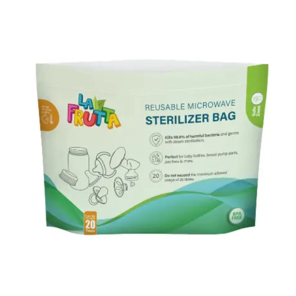 La Frutta Reusable Microwave Sterilizer Bag Set – 10 Pcs