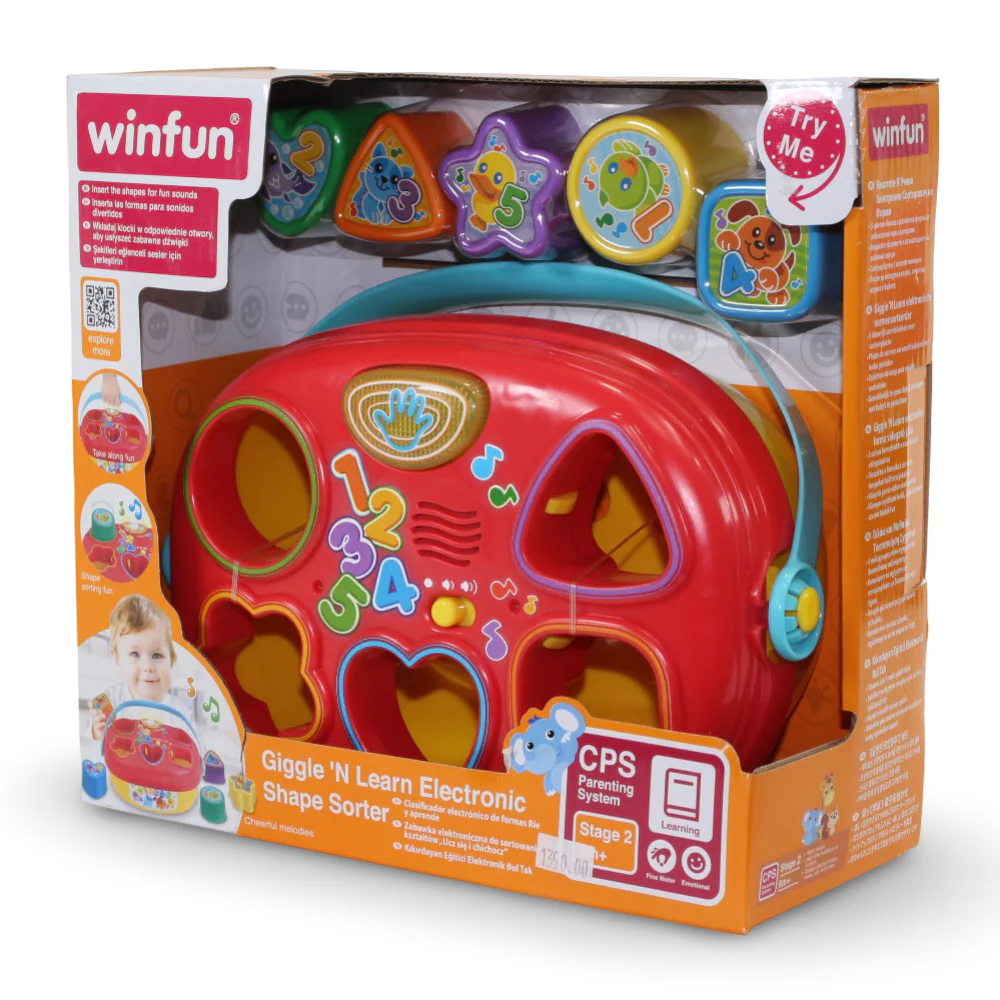 WinFun Giggle 'N Learn Electronic Shape Sorter - Image 2