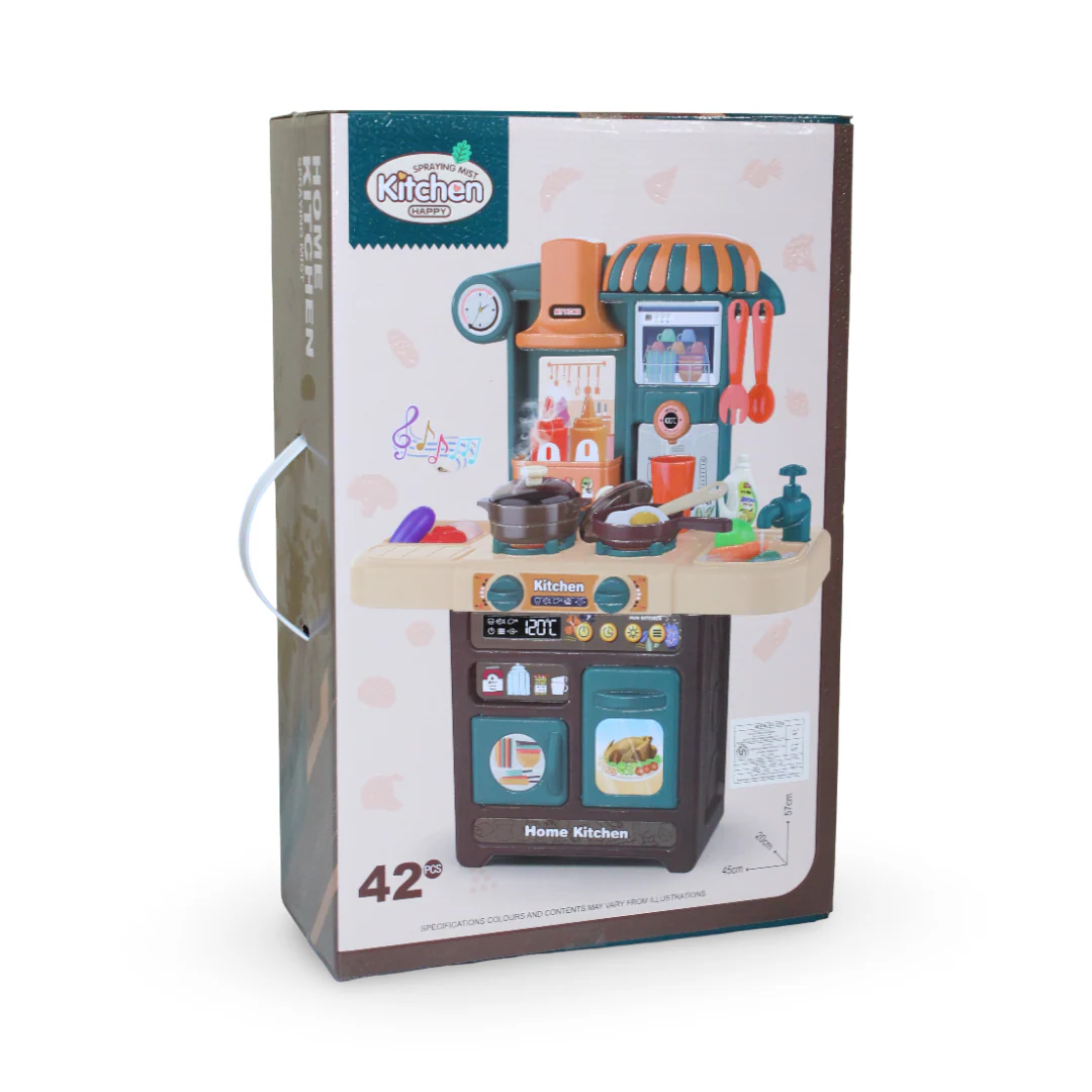 Kids Kitchen Playset – 42 Pcs - Image 2