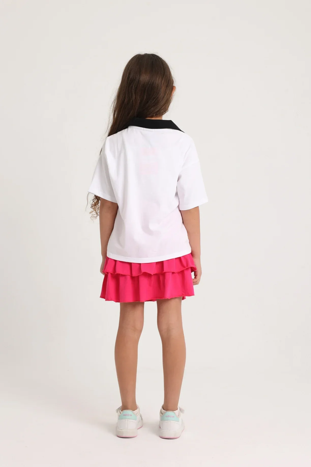 Unisex Kids Short-Sleeved Cotton T-Shirt – White "PLAYING OUTDOORS" - Image 3