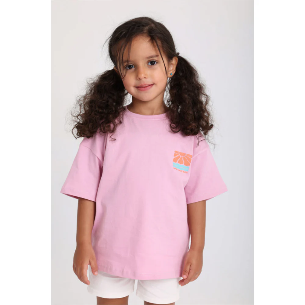 Teens Pink North Coast Lovin’ Short-Sleeved T-Shirt