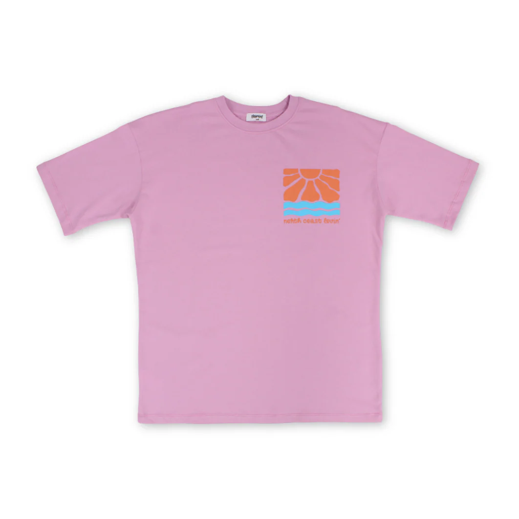 Teens Pink North Coast Lovin’ Short-Sleeved T-Shirt - Image 4