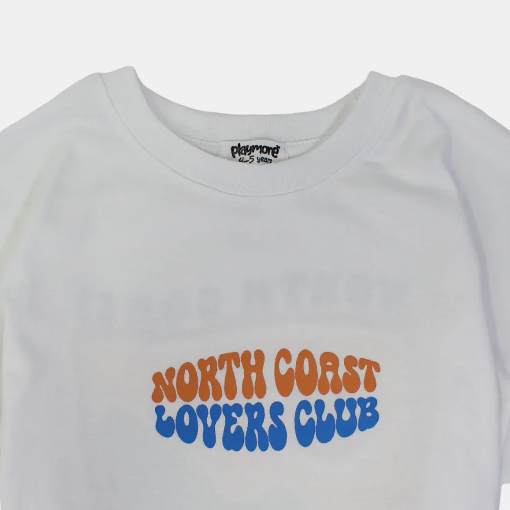 Unisex Short-Sleeved Cotton T-Shirt – White "North Coast Lovers Club" - Image 3