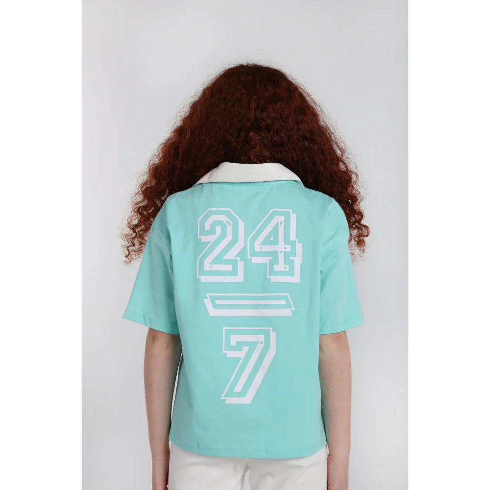 Teens Aqua "Playmore" T-Shirt - Image 2